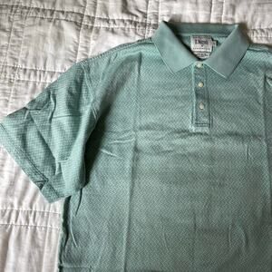 Vintage E. Magrath funky patterned golf polo shirt LG preppy academia skater